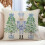 Kerstkussenhoezen 18x18 inch polyester 2