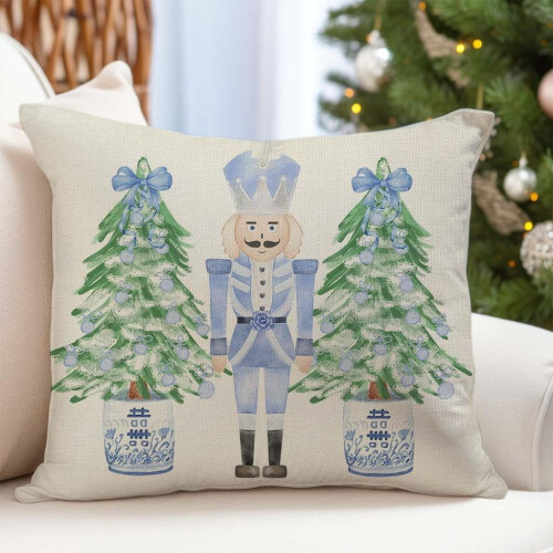 Kerstkussenhoezen 18x18 inch polyester 1