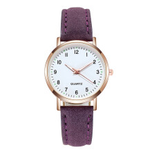 Leren quartz analoog horloge voor dames en heren, extra grote wijzerplaat, geen batterij nodig, casual polshorloge geschikt voor verpleegkundigen en