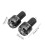 Aluminum Alloy Motorcycle Handle Plug Vehicle Modification Part Black 3
