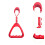 Bus Hand Straps Handle Replacement Professional Easily Install for Elderly REd 6