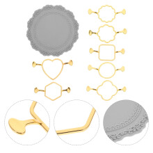 1 Set Wachssiegelform mit mehrfarbigem Blumenmuster, Kupfermaterial für Einladungen und Karten