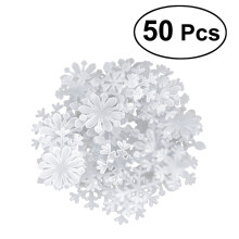 WRITWAA3D glow-in-the-dark sneeuwvlok muurstickers (50 stuks)
