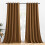 Blackout Curtains 70x108" Gold Brown 2 Panels Microfiber 1