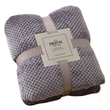 Kuschelige Überwurfdecke, neue Kuscheldecke für Couch, Bett, Sofa, weiche, leichte Decke mit Streifenmuster, gerippter Jacquard-Decke