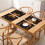 Pellavaiset tabletit, 4 kpl – 30 x 45 cm 3