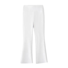 Children's Casual Loose Flared Pants Girls Wide Leg Legging Pant Casual High Waist Yoga Bottom Flared Pants Girls Dress Pant (White,150)