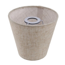 Linen Lamp Shade Cloth Cover 13 x 14 cm