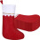 10 Pack Felt Christmas Stockings 38 cm 1