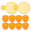 TOYMYTOY 1 Set Foldable Flying Disk Polyester Random Favor 8