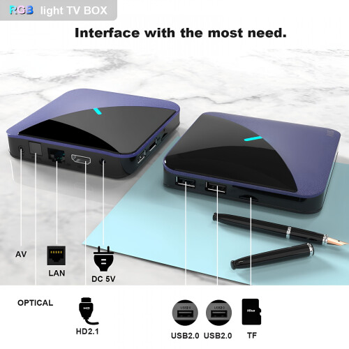 Android TV Box με Amlogic S905Y4, 4K, WiFi διπλής ζώνης 1