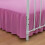 White Queen Bed Skirt with Split Corners and 14 Inch Drop 1