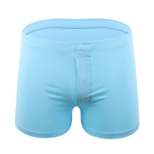 Heren boxershorts met elastische tailleband, ademend materiaal, effen kleur.