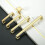 Brushed Gold Cabinet Pulls 160mm Center 10 Pack 3