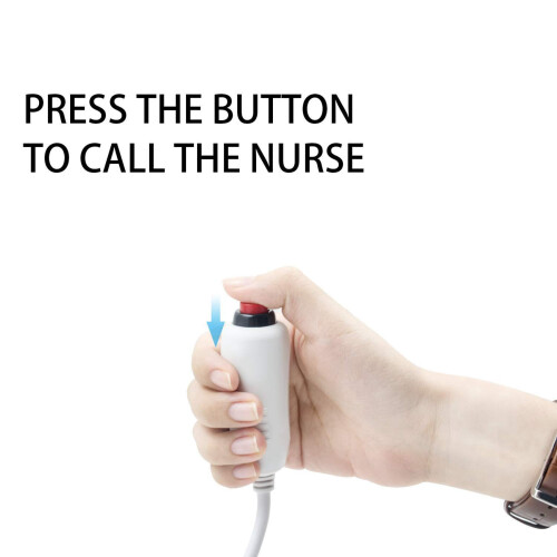 6X Nurse Call Cable 6.35mm Line Nurse Call Device Emergency Call Cable with Push Button Switch 2
