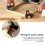 4PCS Right Angle Corner Clamps, ABS, 8.5x8cm, 5-22mm Support 5