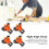 4PCS Right Angle Corner Clamps, ABS, 8.5x8cm, 5-22mm Support 6