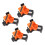 4PCS Right Angle Corner Clamps, ABS, 8.5x8cm, 5-22mm Support 10