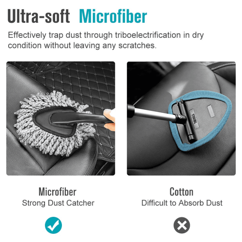 Pano de microfibra para limpeza interna e externa de carros. 1
