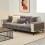 Tyk plys sofahynde grå 120x70cm 5