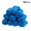 Shoe Covers Waterproof Non-Woven 100pcs Blue 2