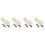 20Pièces Figurines Moutons Blancs PVC Durable Décor Miniature 6