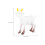 20Pièces Figurines Moutons Blancs PVC Durable Décor Miniature 11