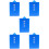 5Pièces Porte-Clips Rigide Pour Organisation De Dossiers 10