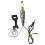 3Pièces Indicateur Morsure Métal Noir Compatible 3