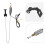3Pièces Indicateur Morsure Métal Noir Compatible 11