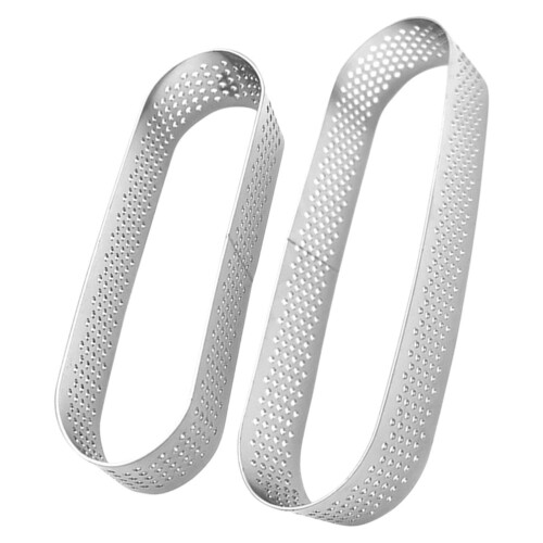 6Pièces Cercles À Gâteau Multiusage Acier Antidérapant 2