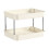 Double Tier Cup Storage Rack Desktop Cup Organizer Kitchen Bathroom Cup Holder Tea Coffee Mug Shelf Multi-functional Cup Display Rack 2