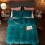 Sammetspåslakanset Queen Size Påfågelblå 2