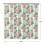 Cortina de chuveiro floral Pioneer Flower 72x72 polegadas com 12 5