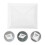 3Pièces Cache Ventilateur ABS Ressorts Pour Salle De Bain 10