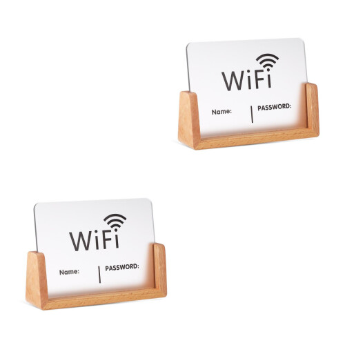 2Pièces Porte- WiFi Multi Couleur Support Bois 2