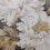 Cortina de chuveiro com flores brancas e folhas douradas, 175 x 183 cm (69 x 72 polegadas) 5