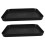 Black Shoe Tray Compact Nonslip Reusable 3 pcs 6
