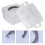 Layer18compartment plastic adjustable storage box storage box (transparent white) 3