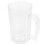 Glass Beer Mug with Handle 390ml Freezer Safe 7
