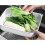 3pcs of One Set Rectangular Kitchen Fruit Vegetable Storage Drain Basket Multifunction Plastic Washing Basin (Grey) 2
