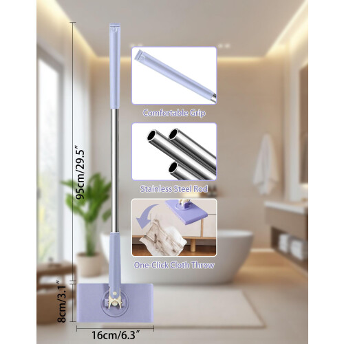 Μίνι σφουγγαρίστρα Choimix Zero-Touch με περιστρεφόμενη κεφαλή 180 1