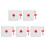 5Ensembles Boutons D'alerte ABS Multi Usage Réinitialisation 4
