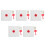 5Ensembles Boutons D'alerte ABS Multi Usage Réinitialisation 6