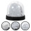 4Pièces Kit Figure De Globe De Neige DIY Noir Thème Hiver 11