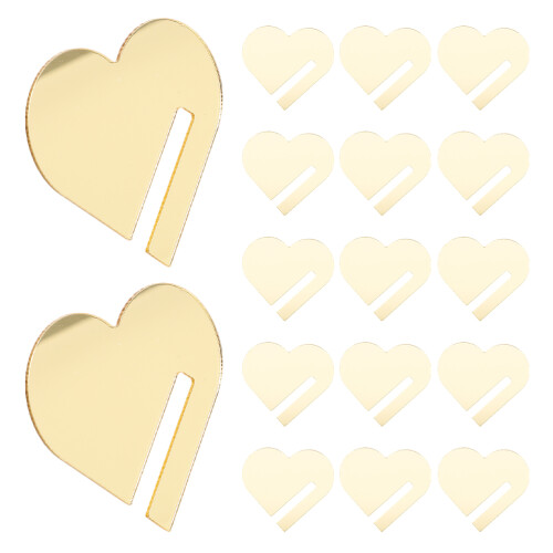120Pièces Marques-Verres DIY Coeur Pour Événements 1