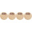 4Pièces Bois Rond Violet Déco Bébé - Photo 5