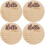 4Pièces Bois Rond Violet Déco Bébé - Photo 6