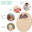 4Pièces Bois Rond Violet Déco Bébé - Photo 10