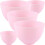 20Pièces Bols Silicone Rose Outils Mélange Masques 3